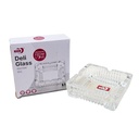 Cenicero cuadrado de vidrio 10.5cm
