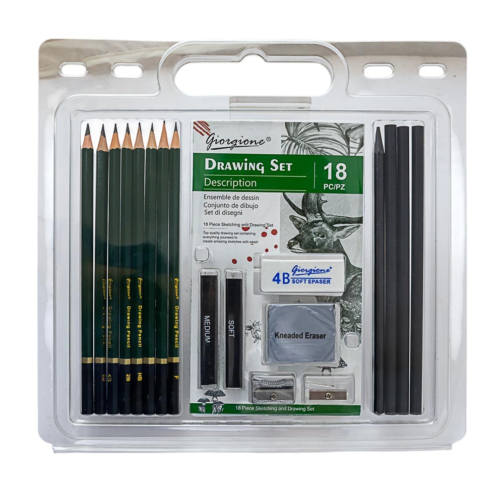 Set de dibujo de 18 piezas GIORGIONE