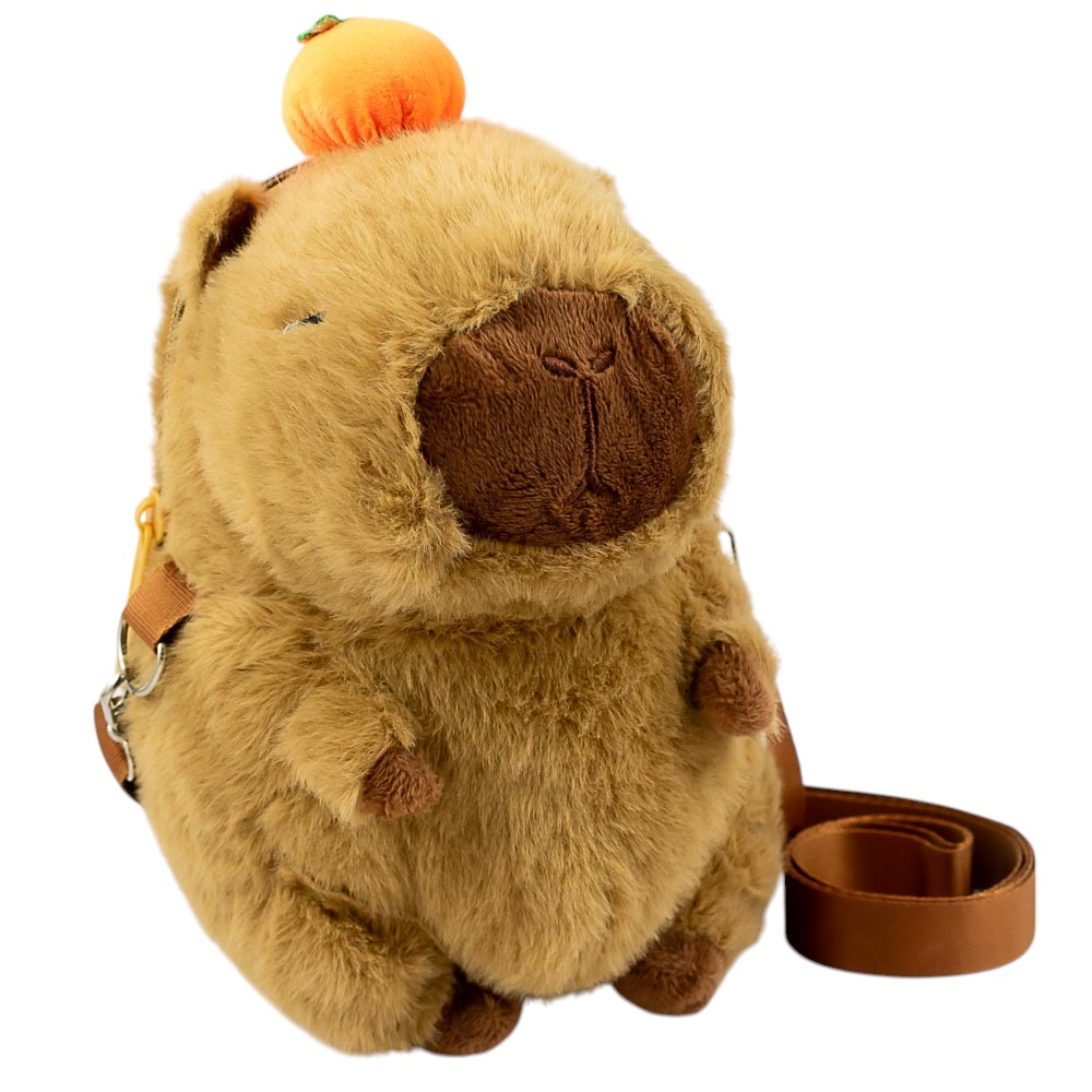 Mochila peluche 25cm capibara
