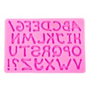 Molde de silicona letra grafiti 137*94mm