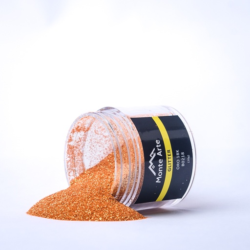 [B021820] Glitter MONTEARTE oro 18K 20G