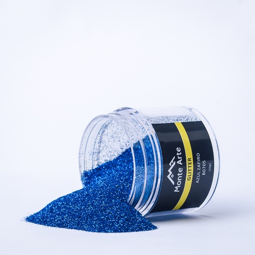 [B070520] Glitter MONTEARTE azul zafiro 20G