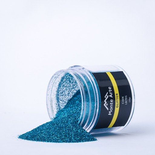 [LB70120] Glitter MONTEARTE cian 20G