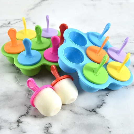 [92364] Molde de silicona para helado 7 divisorias