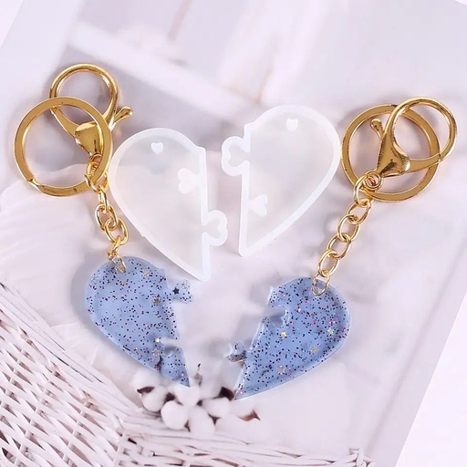 [MSA25] Molde de silicona corazón 2pc 3cm