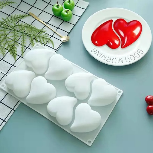 [92149] Molde de silicona diseño corazón