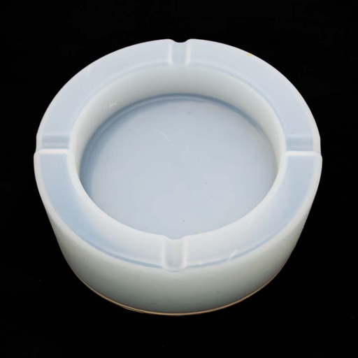 [G01F111-R] Molde de silicona cenicero con diseño 11*3.3cm redondo