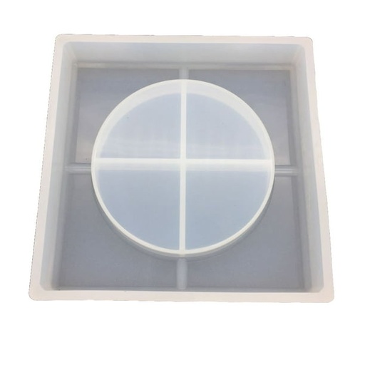 [MSD0459] Molde de silicona cenicero cuadrado 15.5*2.8cm