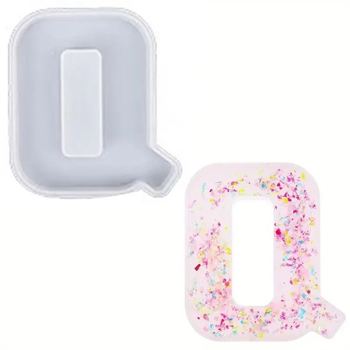 [MS167-17] Molde de silicona letra Q 180*160mm