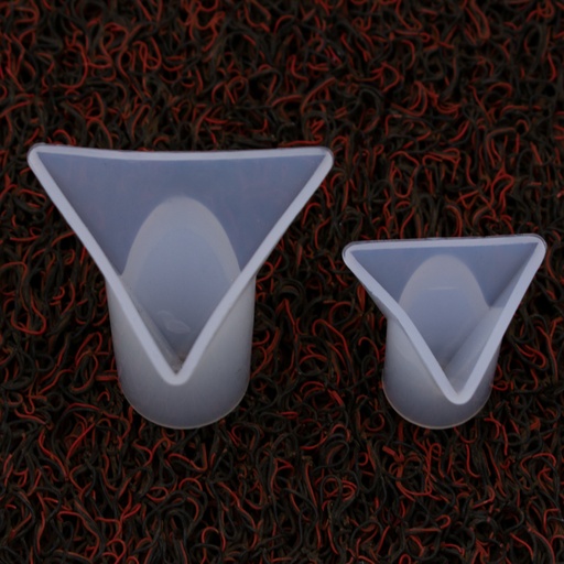 [MS105] Molde de silicona piramide 3d 2pc 40 y 60mm