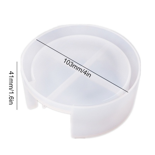 [MS35-6] Molde de silicona porta posavasos 10.3*4cm