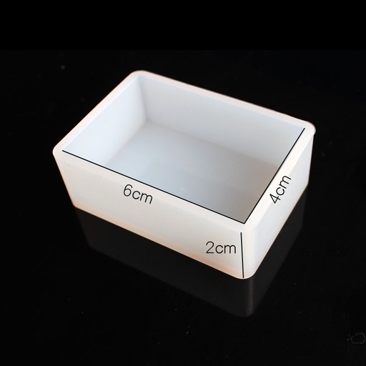 [MSA69] Molde de silicona rectangular 3D 6*4*2cm