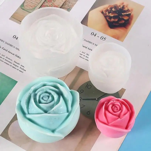[210-28] Molde de silicona con forma de rosa 65*60MM