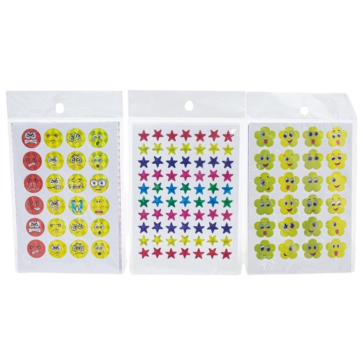 [61588] Sticker metalizado surtido 10 piezas