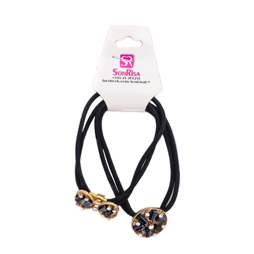 [60521] Agogo con piedras y strass 2 piezas