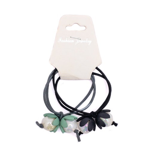 [72722] Agogo flor con perla 2 piezas