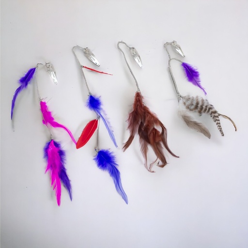 [110032] Hebilla Pluma de cotillón para cabello