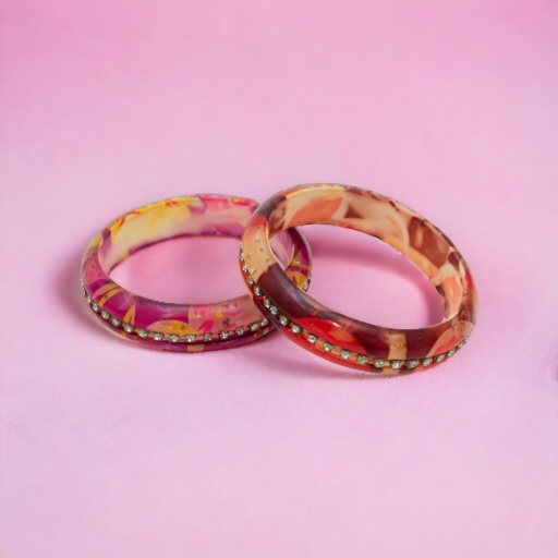 [30837] Pulsera acrílico con strass 6.5cm
