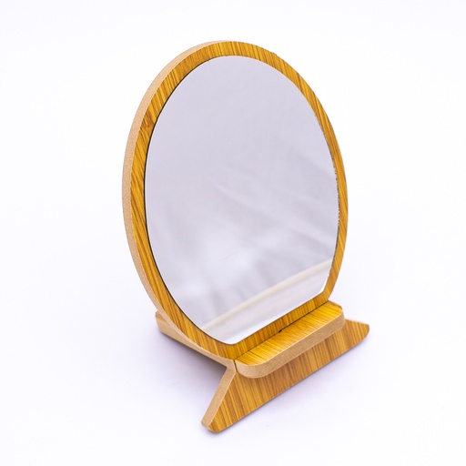 [92383] Espejo de madera redondo 20*15cm