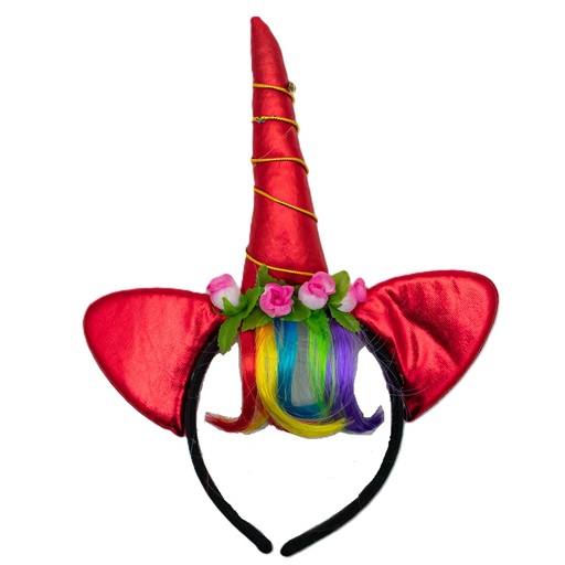 [81097] Vincha unicornio con flequillo