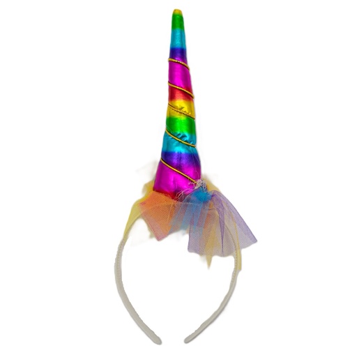 [81098] Vincha unicornio con tul