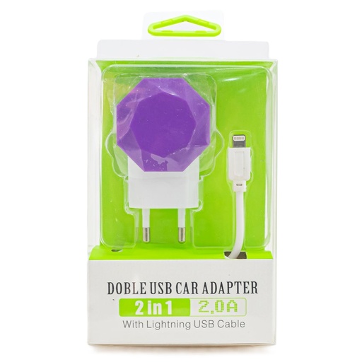 [70361] Cargador USB 2 en 1
