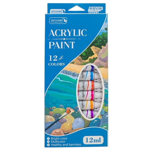 [41040] Tempera acrílica WATER COLOR 12pc