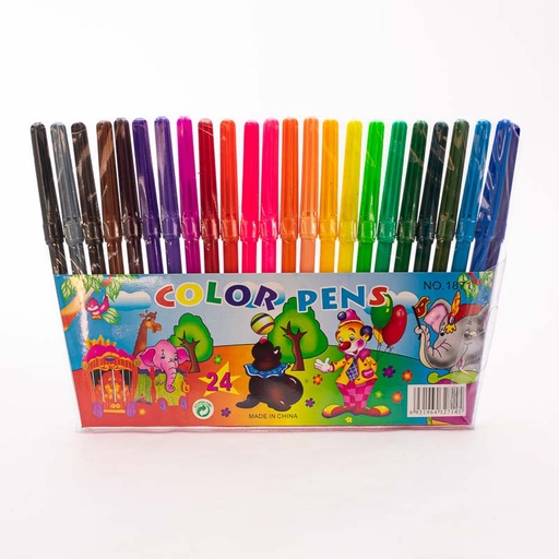 [61534] Pincel de 24 Colores fino