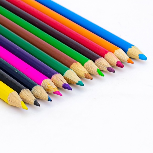 [61539] Lápiz de color liso 12pc
