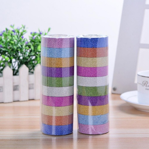 [61592] Cinta adhesiva liso decorativa 10PC