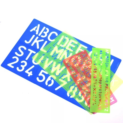 [73029] Regla alfabeto y numeros 4PC