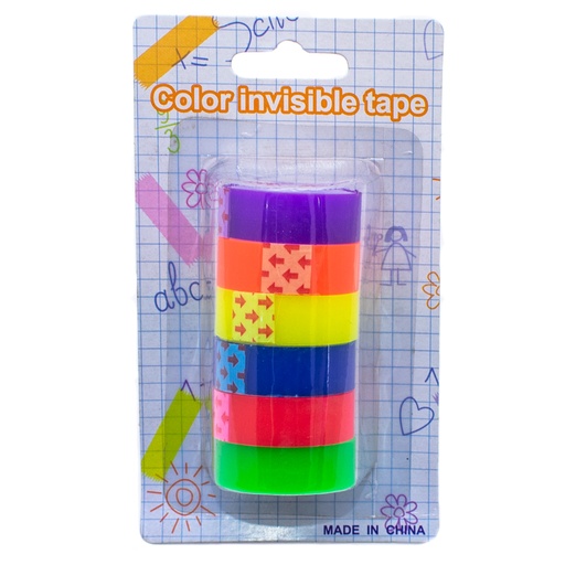 [91044] Cinta de colores 6pc