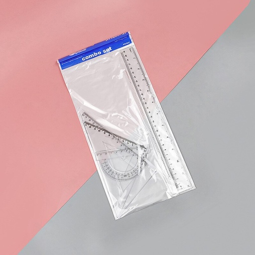 [60307] Regla Transparente 4PC