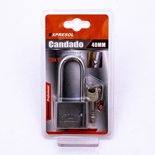 [88225] Candado 40mm largo plata expresol