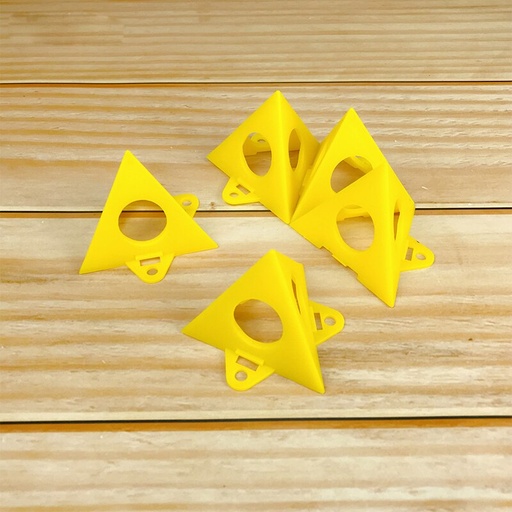 [92271] Soporte cono amarillo 1 unidad