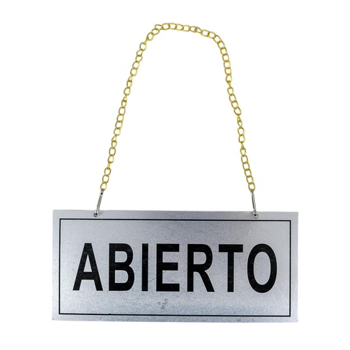 [81309] Cartel Abierto/Cerrado 20*9CM