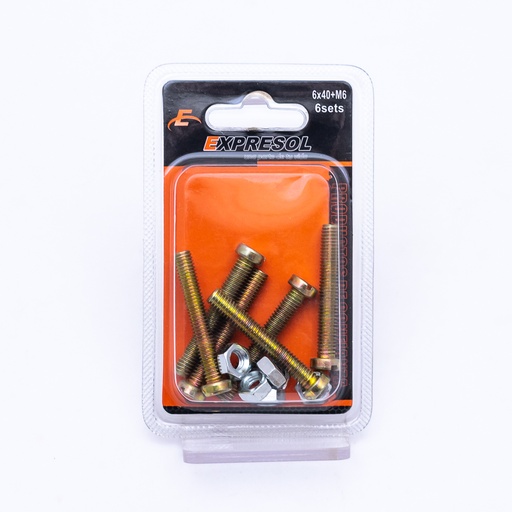 [88041] Paquete de tornillo + tuerca 6*40+m6 EXPRESOL