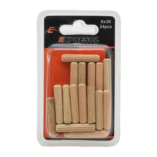 [88044] Paquete de relleno para tornillo 6*30mm 24 piezas EXPRESOL