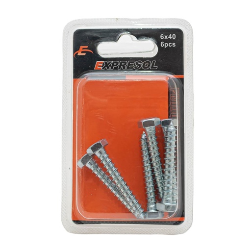 [88045] Paquete de tornillo 6*40 6 piezas EXPRESOL