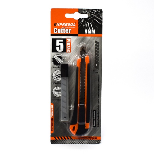 [88262] Cutter Expresol con repuesto 5ud 9mm