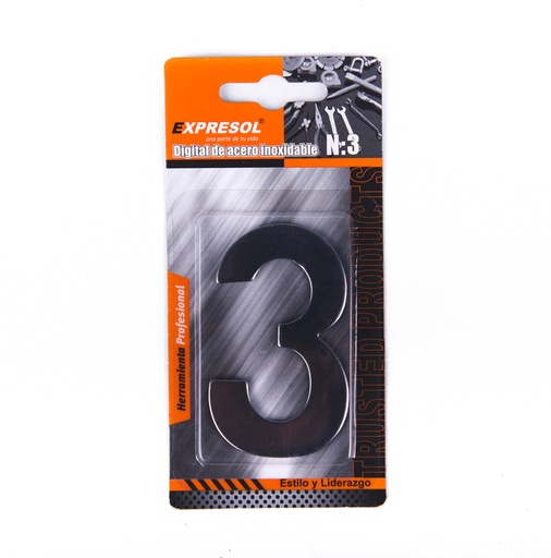 [88277] Numero 3 acero inoxidable Expresol