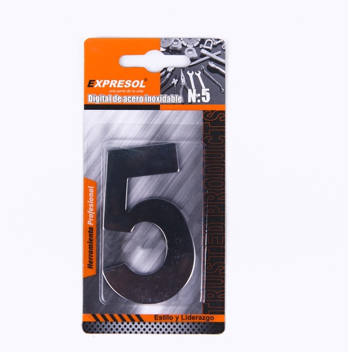 [88279] Numero 5 acero inoxidable Expresol