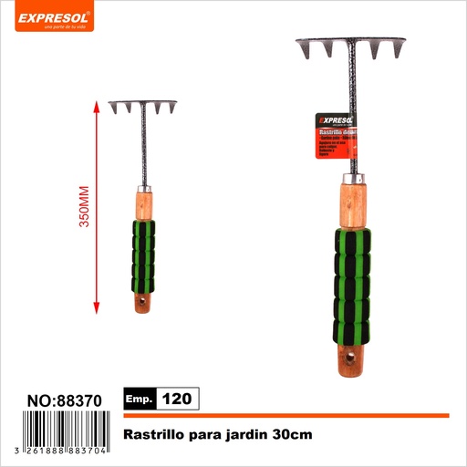 [88370] Rastrillo para jardin manual de Expresol