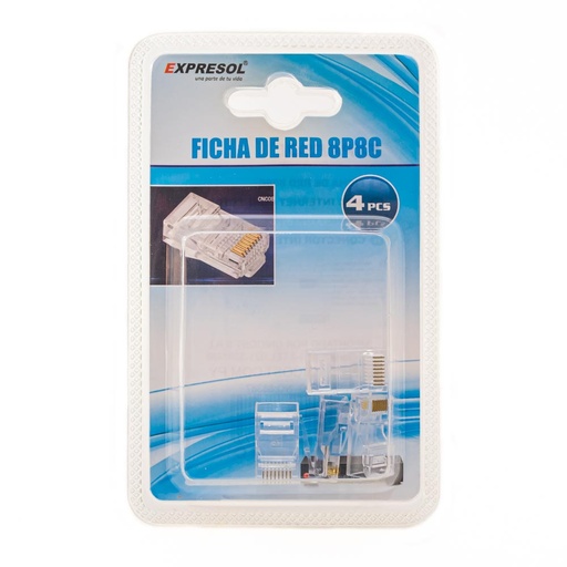 [88387] Ficha de red 4 piezas