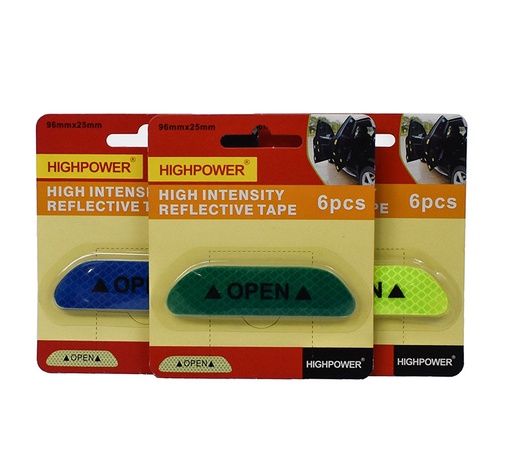 [91299] Cinta reflectiva de advertencia OPEN 6ud