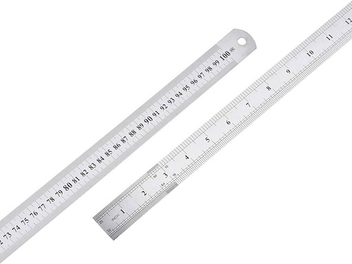 [88204] Regla de metal 100cm