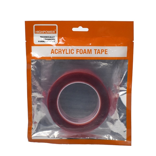 [91912] Cinta adhesiva acrílica doble fax 18MM*5M HIGHPOWER