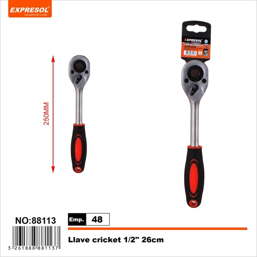 [88113] Llave cricket 1/2" 26cm EXPRESOL