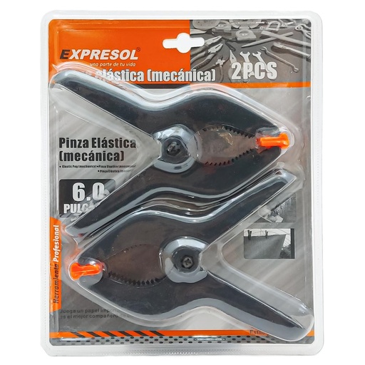 [88148] Pinza elástica 2 piezas 6.0" EXPRESOL