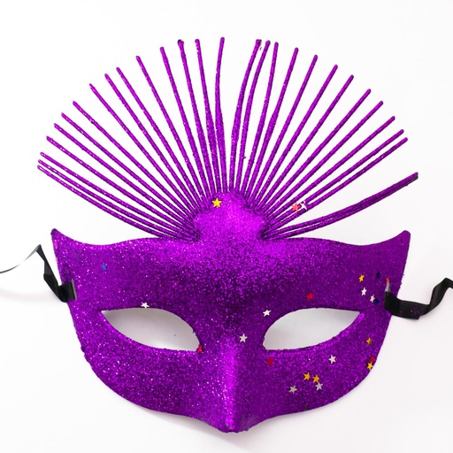[21349] Mascara de carnaval con brillo